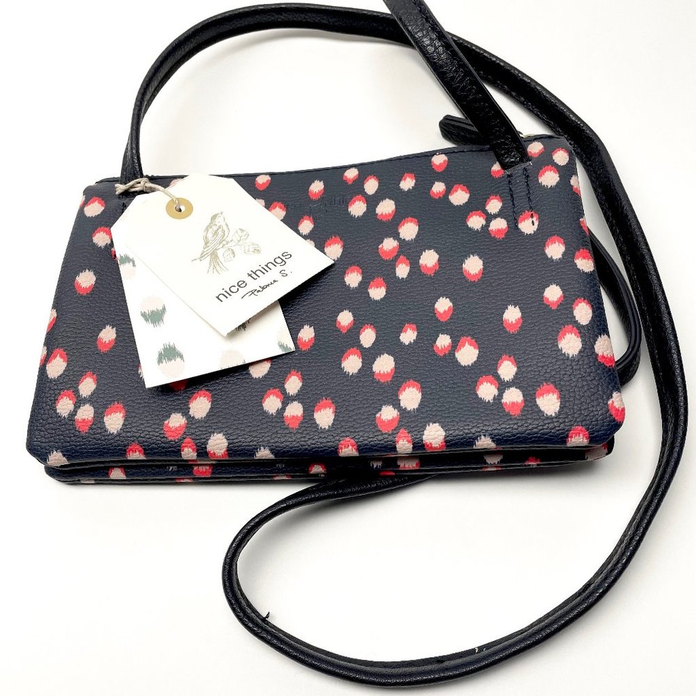 Nice Things cross body dot patterns